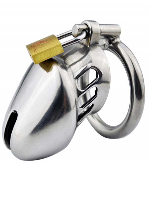Censan BDSM Paslanmaz Çelik Penis Kafesi ModelNo5