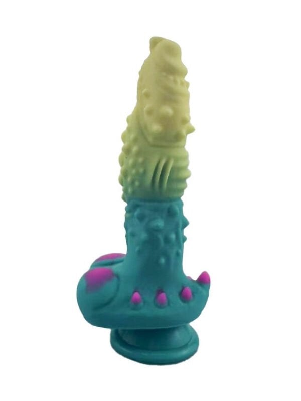 Censan Yeşil Mavi Canavar Dildo Model 2