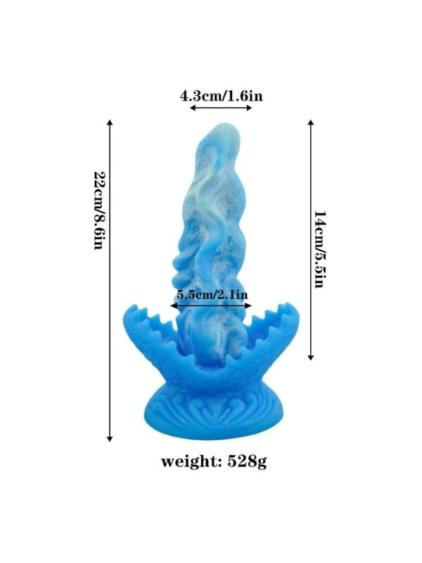 Censan Mavi Canavar Dildo Model 4