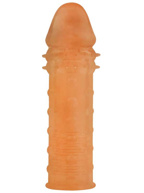 Extra Texture Sleeve Tırtıklı Penis Kılıfı - Ten Rengi