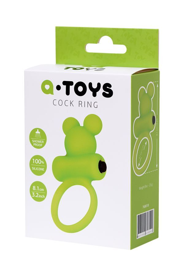 Censan Chio Titreşimli Penis Halkası Yeşil 8,1 cm