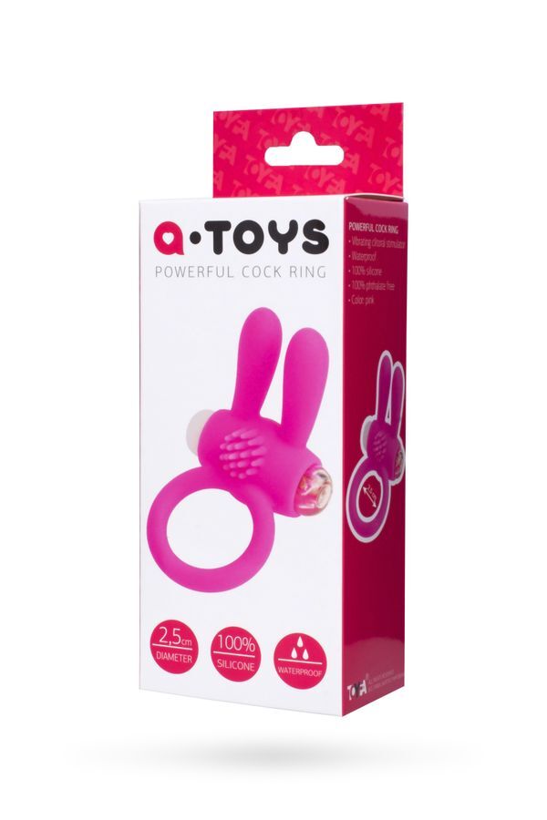 Censan Rabbi Penis Halkası  silikon pembe 2,5 cm