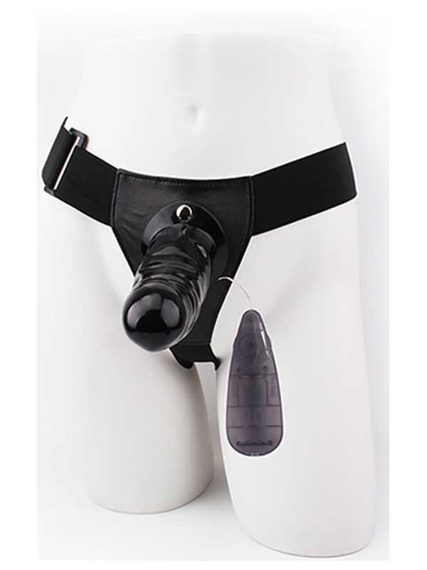 Hi Basic Penis Extender İçi Boş Titreşimli Belden Bağlamalı - Siyah