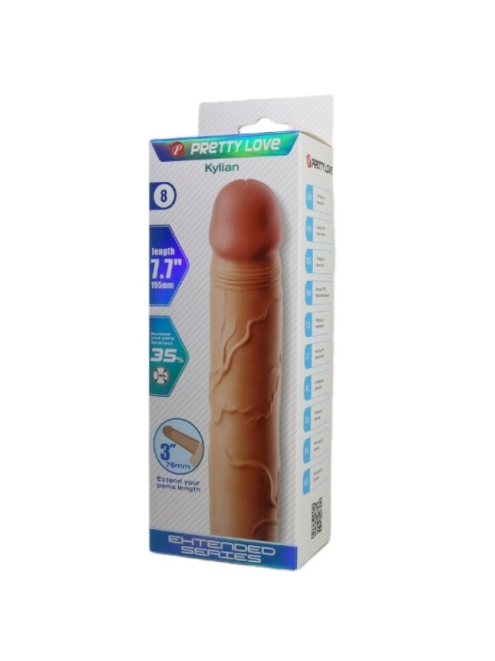 Censan Kylian Gerçek Hissiyatlı Uzatıcı Penis Kılıfı