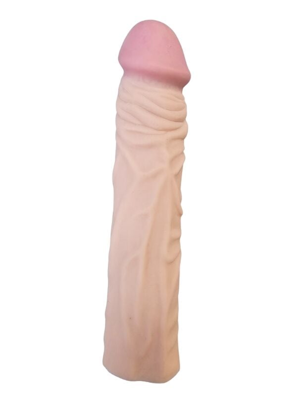 Gerçekçi Penis Kılıfı Et Dokusunda 19 cm