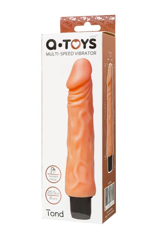 Censan Tond Realistik Vibratör TPE Ten 20,5 cm