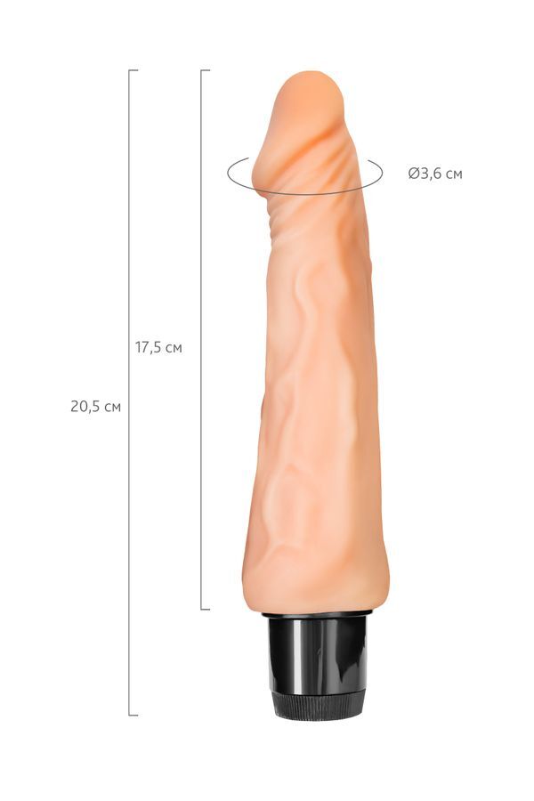 Censan Tond Realistik Vibratör TPE Ten 20,5 cm