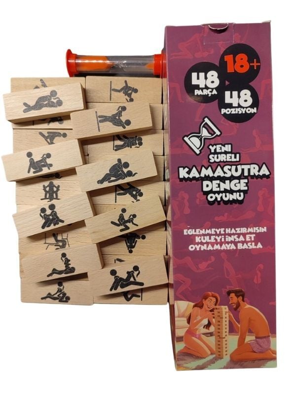 Censan Kamasutra Denge Oyunu  48 Pozisyonlu Yetişkin Eğlence Oyunu