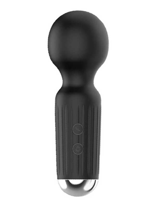 Censan Mini Wand Masaj Vibratörü Siyah