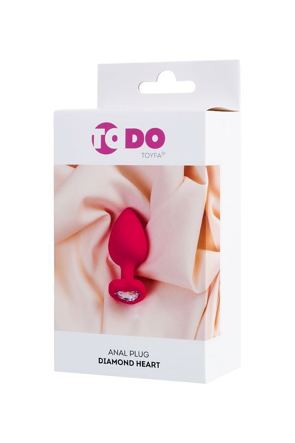 Censan Diamond Heart Anal Plug Pembe 9,5