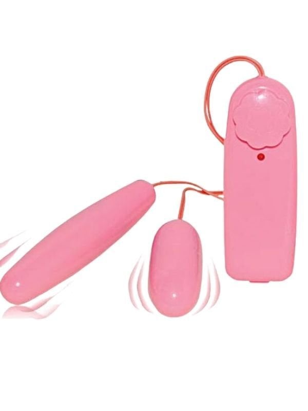CENSAN Çiftli Pembe Kumandalı Yumurta Vibratör