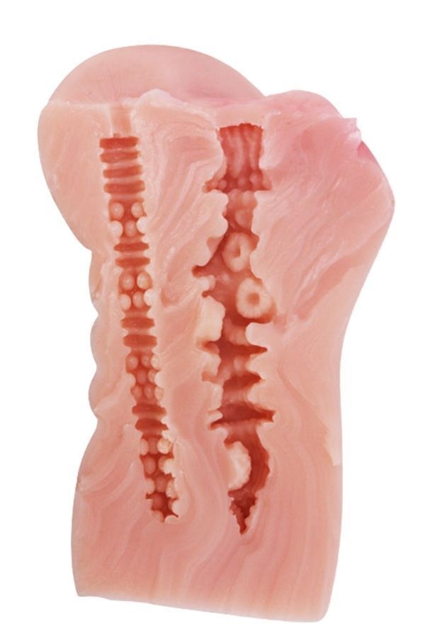 Censan 720GR Ultra Gerçekçi Çift Girişli Suni Vajina Mastürbatör