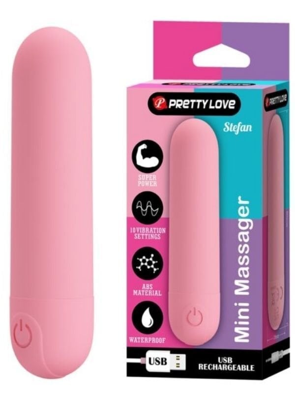 Censan Stefan Mini Massager Bullet Vibratör siyah