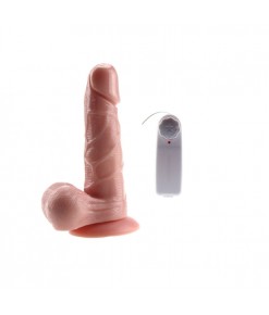 14 cm Kumandalı Gerçekçi Titreşimli Dildo Vibratör Penis 