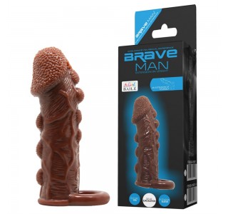 3 cm Uzatmalı Damarlı Penis Kılıfı