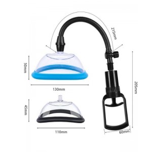 Censan Pussy Pump Premium Fun Çift Başlıklı Vajina & Gööğüs Pompası