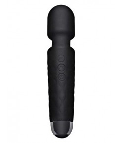 Female Wand Massager USB Şarjlı Vibratör - Siyah