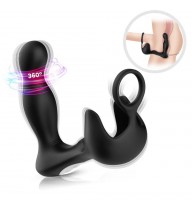 PRIME TOYS Gale Max 360° Rotasyonlu Perine ve Testis Uyarıcı Halkalı Prostat Masaj Vibratör