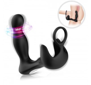 PRIME TOYS Gale Max 360° Rotasyonlu Perine ve Testis Uyarıcı Halkalı Prostat Masaj Vibratör