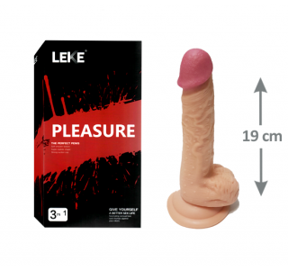 19cm Gerçekci Dildo Penis