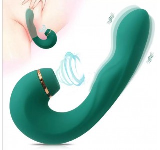 Vajinal Tapping Titreşimli G-Spot Uyarıcı ve Klitoris Emiş Güçlü 3 in 1 Vibratör