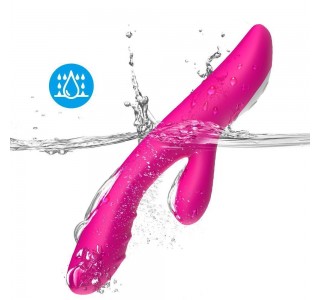 SPARK Isıtmalı Klitoris ve G Spot Uyarıcı 2 in 1 Rabbit Vibratör - Pembe