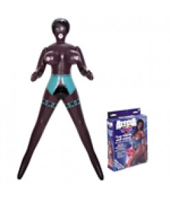 Alecia King Zenci İç Çamaşır Desenli Şişme Bebek