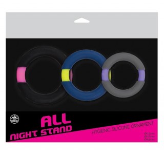 All Night Stand 3´lü Penis Halka Seti