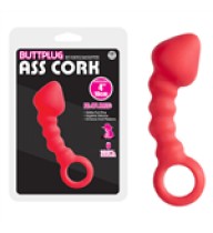 Ass Cork 10cm Kırmızı Anal Tıkaç