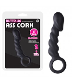Ass Cork 10cm Siyah Anal Tıkaç