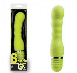 Bendy G Bükülebilir Yeşil 15cm Vibratör
