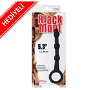 Black Mont Boğumlu Anal Toplar - HEDİYELİ