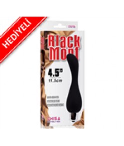Black Mont Titreşimli Anal Tıkaç (Plug) - HEDİYELİ