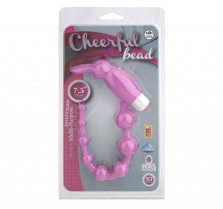 Cheerful Bead Titreşimli Anal Zevk Topları - Pembe