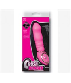 Crush Hunger Dijital Güç Kontrollü Vibratör Pembe 3