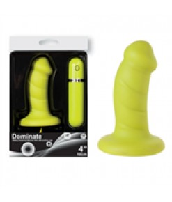 Dominate Titreşimli Vantuzlu Yeşil Anal Tıkaç