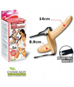 Dual Seduction Belden Bağlamalı Protez Penis