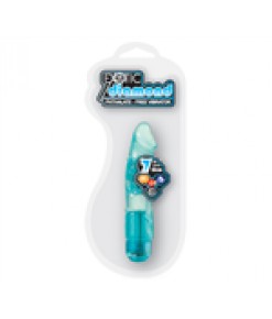 Exotic Diamond 18cm Jel Vibratör - Turkuaz