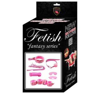 Fetish Fantezi Seri Pembe  7li set