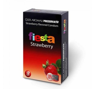 Fiesta Strawberry Çilekli Aromalı Prezervatif...