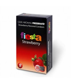 Fiesta Strawberry Çilekli Aromalı Prezervatif...