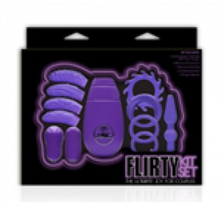 Flirty Kit Çiftler için Aşk Seti 3 (Mor)