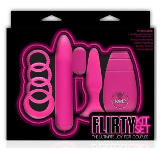 Flirty Kit Çiftler için Aşk Seti (Pembe)