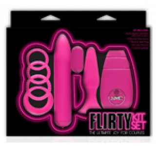 Flirty Kit Çiftler için Aşk Seti (Pembe)