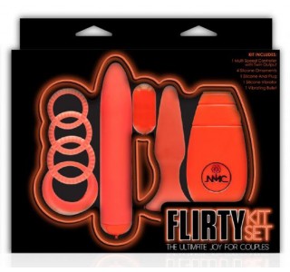 Flirty Kit Çiftler için Aşk Seti (Turuncu)