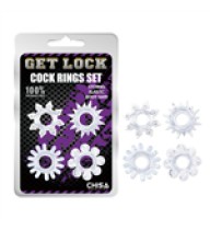 Get Lock Tırtıklı Penis Halka Seti