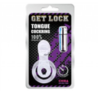 Get Lock Titreşimli Dilli Penis Halkası