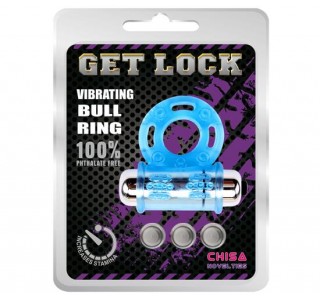 Get Lock Titreşimli Mavi Penis Halkası