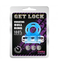 Get Lock Titreşimli Mavi Penis Halkası