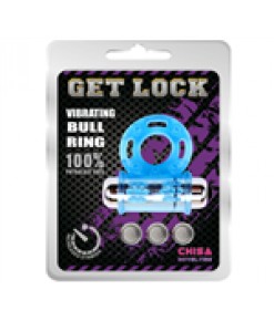 Get Lock Titreşimli Mavi Penis Halkası